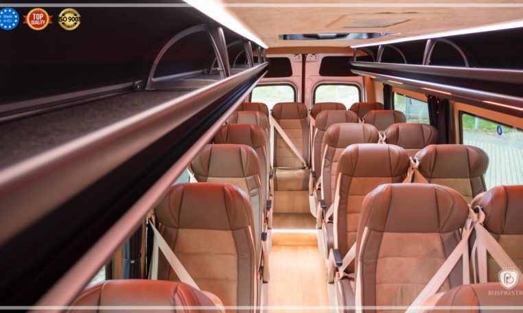 Mercedes-Benz Sprinter Luxury Bus made by Busprestige passenger area