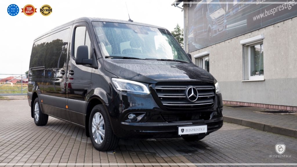 Mercedes-Benz Sprinter Luxury Van made by Busprestige 9 pax black edition