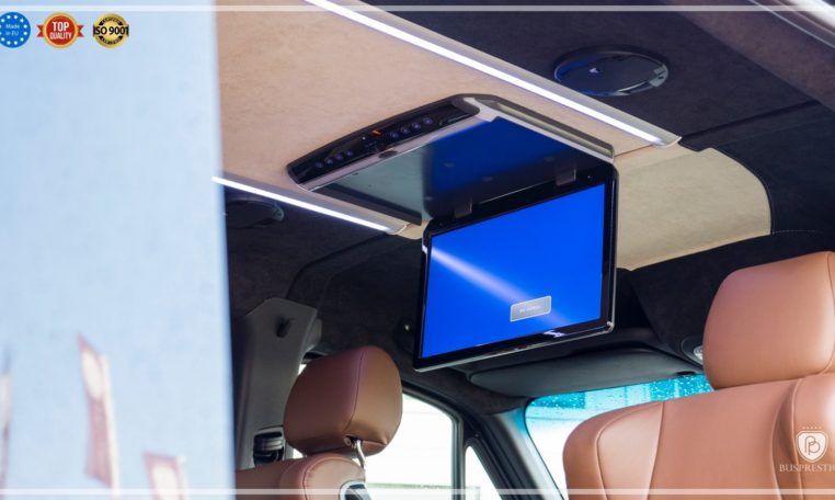 Mercedes-Benz Sprinter Luxury Van made by Busprestige roof bus monitor