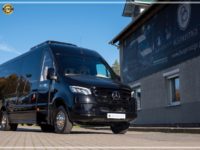 Mercedes-Benz Sprinter Bus 19 pax made by Busprestige luxury interior design limited edition black color