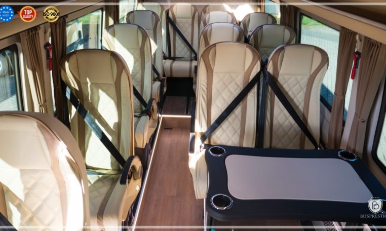 Mercedes-Benz Sprinter Bus 19 pax made by Busprestige luxury interior design interior view