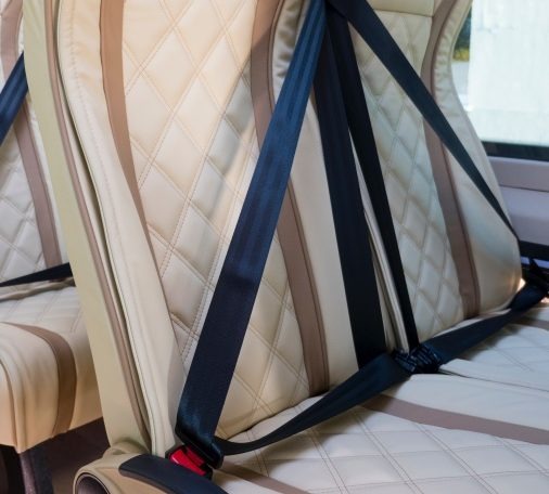 Mercedes-Benz Sprinter Bus 19 pax made by Busprestige luxury interior design seats with 3P belts
