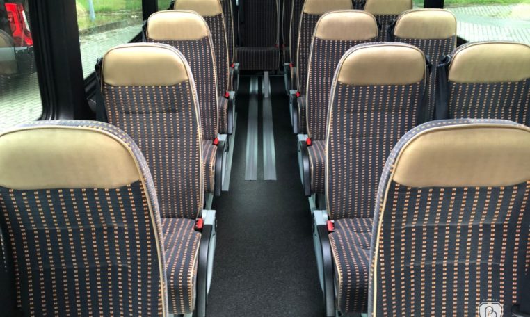 mercedes bus urban edition with seats gold edition