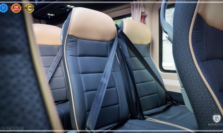 mercedes bus sege seats with 3p belts